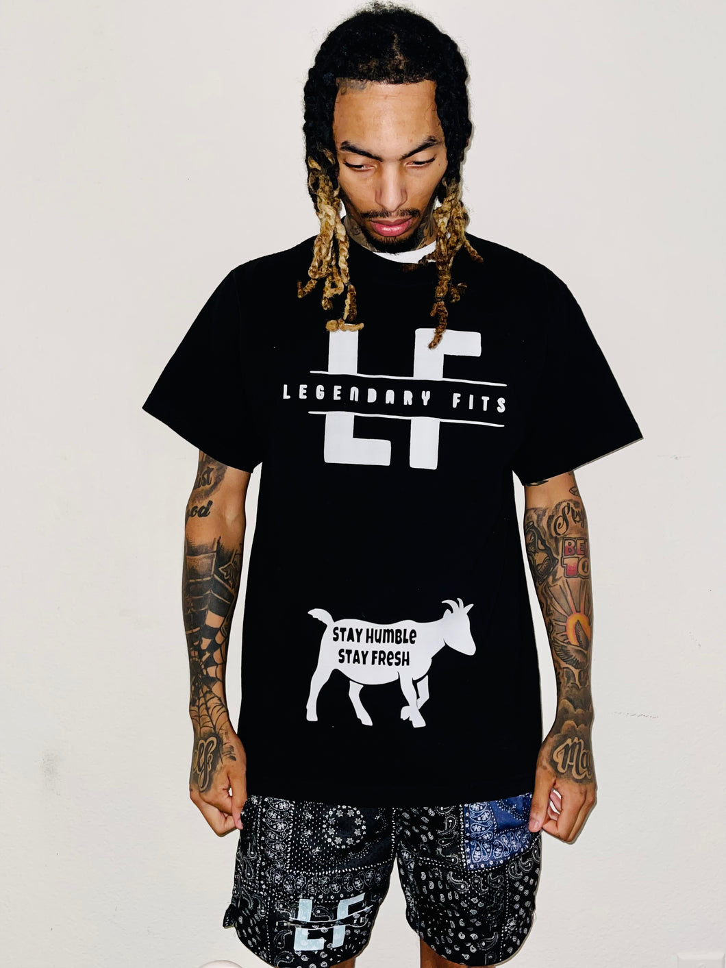 Black legendary fits tee!!