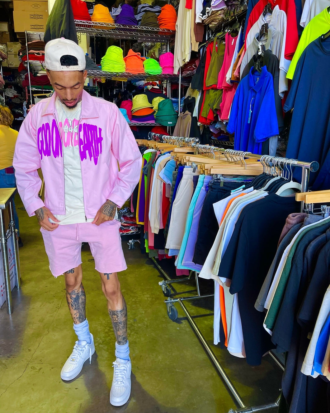 GODONEARTH PINK DICKIE JACKET 🔥