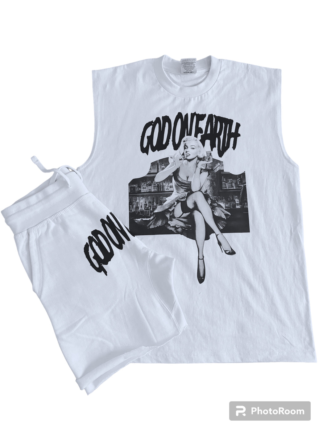 GODONEARTH WHITE SHORTSET❗️