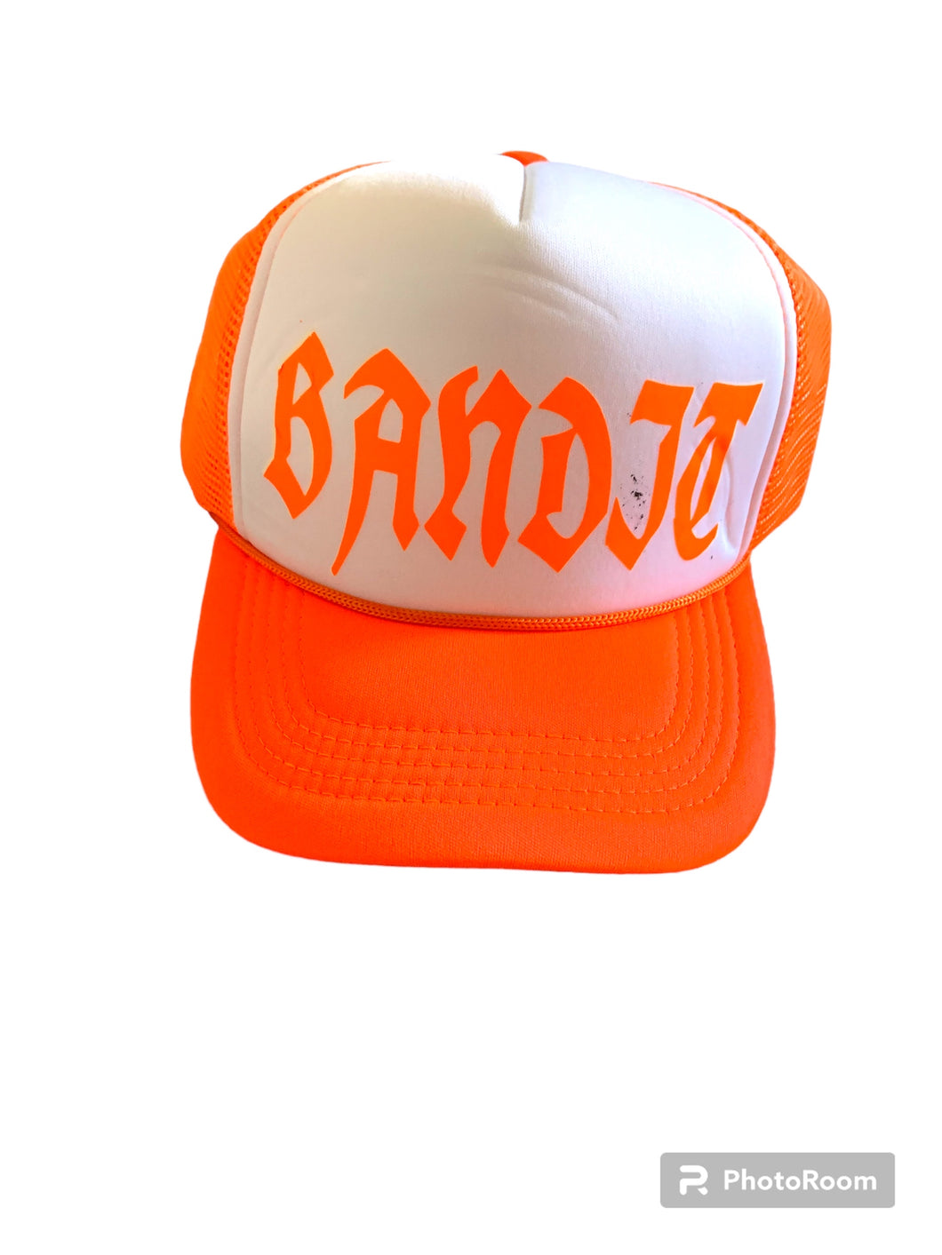 Orange & White Bandit Hat